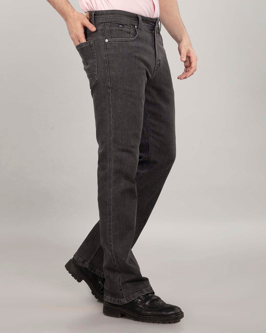 Graphite Stretch Denim - Bootcut Jeans Sale