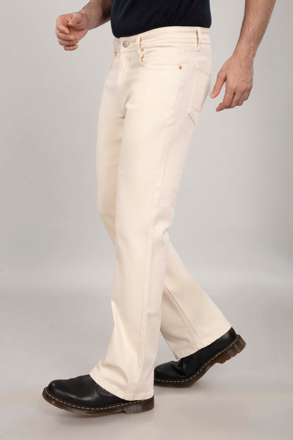 Ecru Denim Bootcut