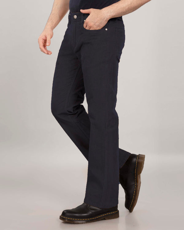 Pure Black Corduroy Bootcut