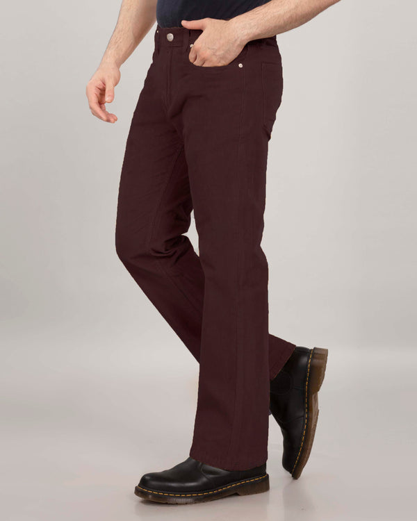 Coffee Brown Corduroy Bootcut