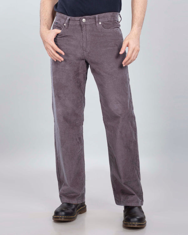 Dark Grey Corduroy Relaxed