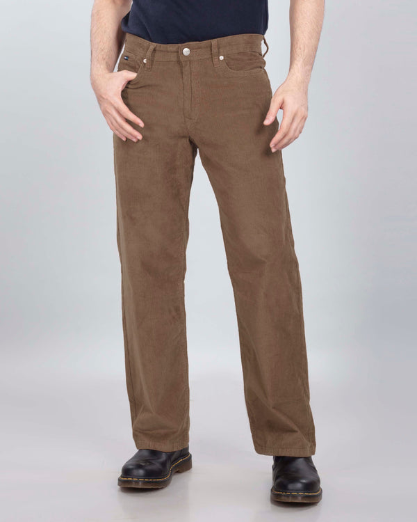 British Khaki Corduroy Relaxed
