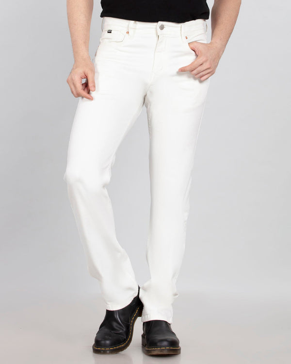 Pure White Denim Jeans