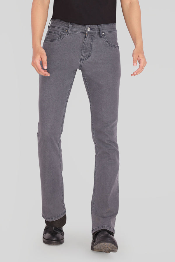 Custom Charcoal boot cut Jeans
