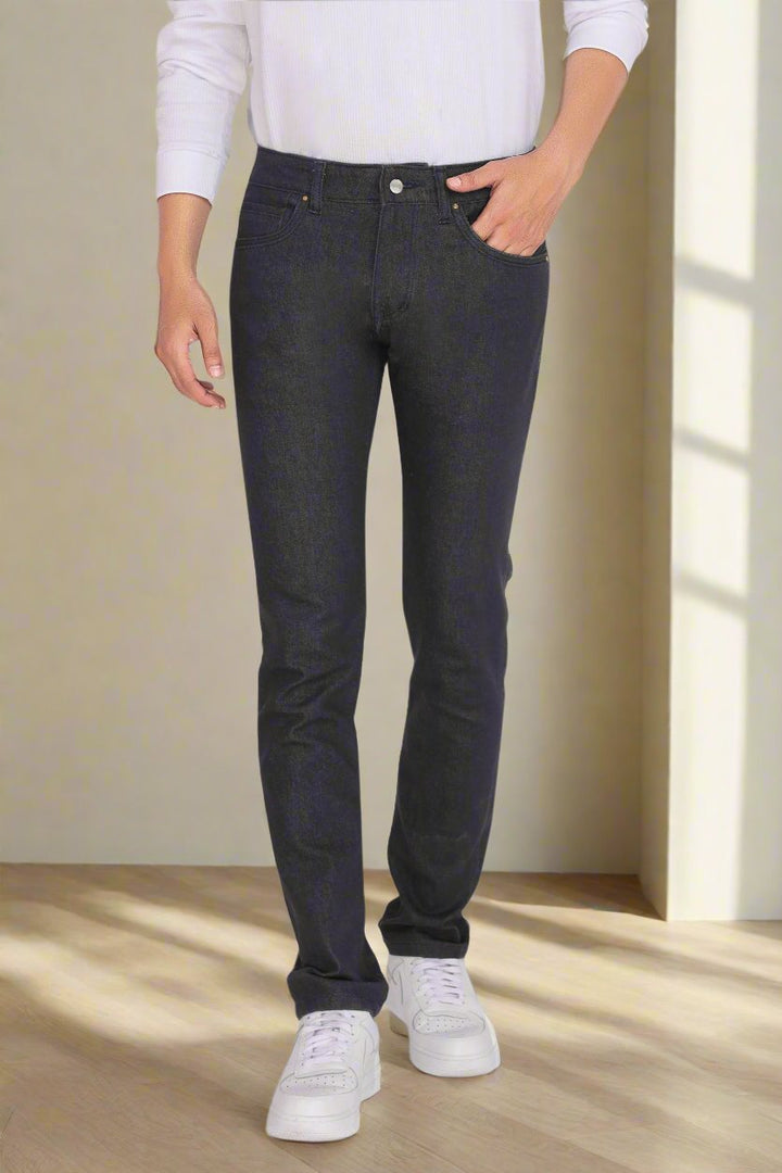 Custom made Graphite Straight Fit Jeans Pants for Men