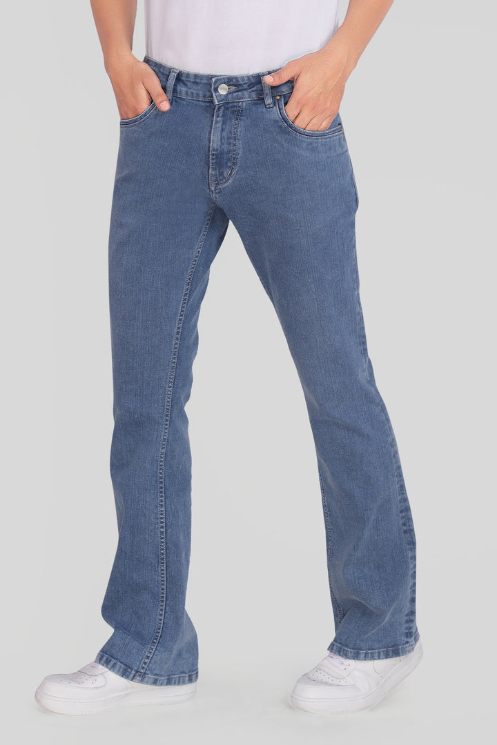 Custom made Mid Blue  Bootcut Jeans