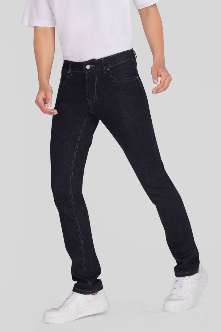 Custom Made Raw Indigo Men's Skinny Fit Jeans Pants