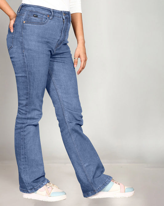 Women's Mid Blue Boot Cut Sale