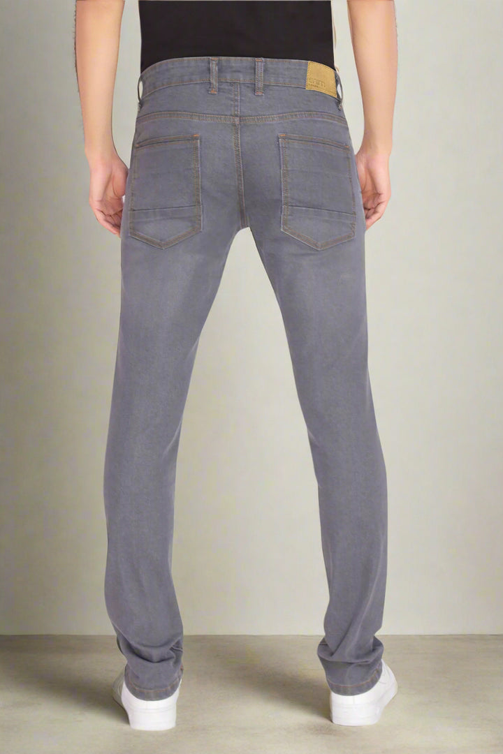 Custom made Charcoal Slim Fit Jeans Pants for Men