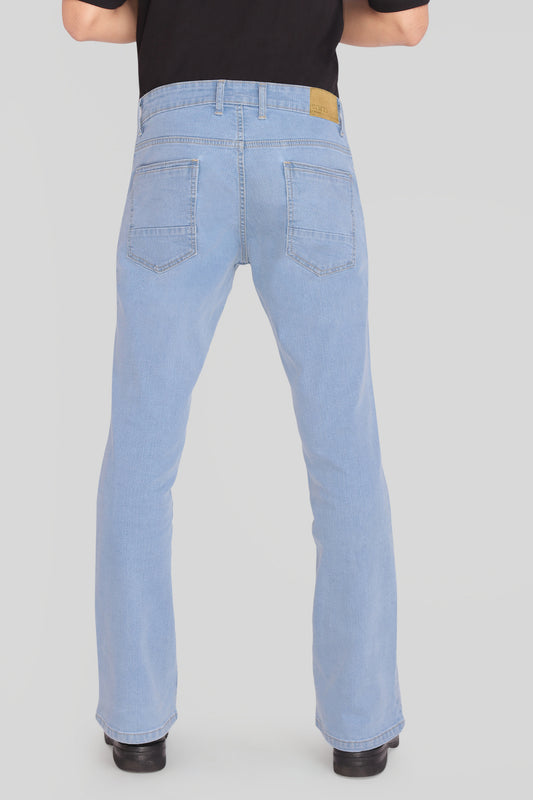 Custom made Glacier Blue Mens Bootcut Jeans