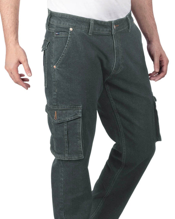 Graphite Denim Cargo