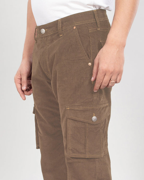British Khaki Classic Corduroy Cargo