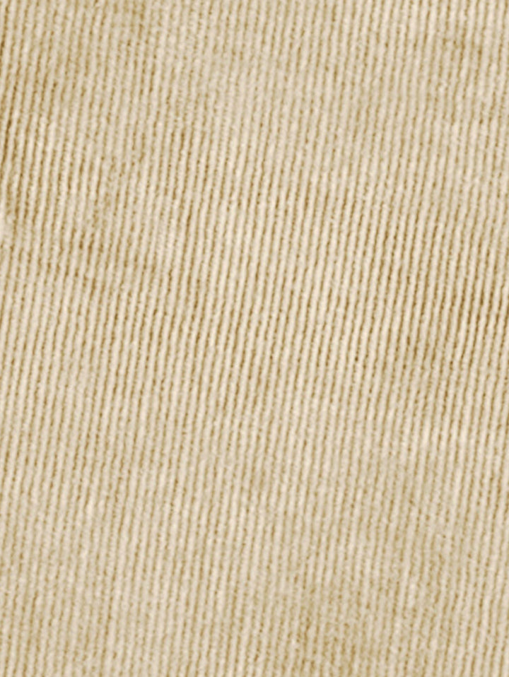 Custom-Made Cream Corduroy Pants for Men