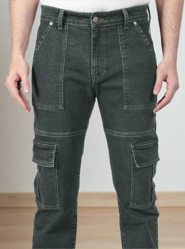 Custom Made Charcoal Men's Neo Cargo