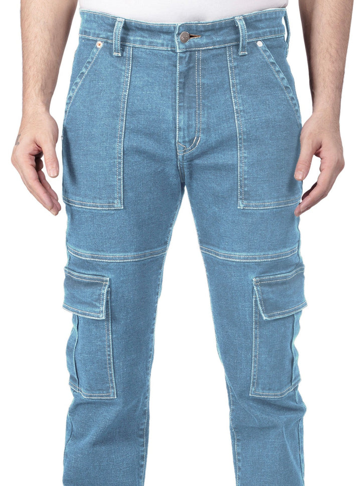 Custom Made Glacier Blue Men's Neo Cargo 