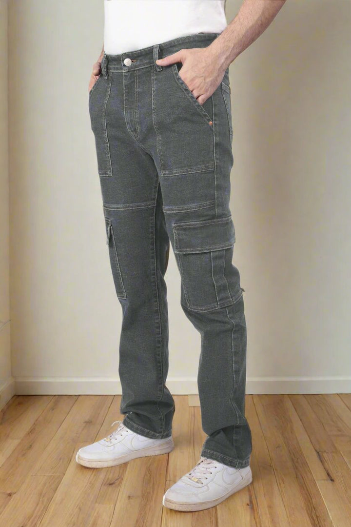 Custom Made Charcoal Men's Neo Cargo