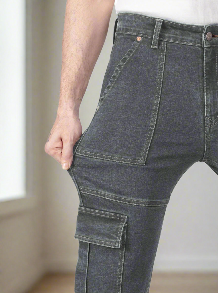 Custom Made Charcoal Men's Neo Cargo