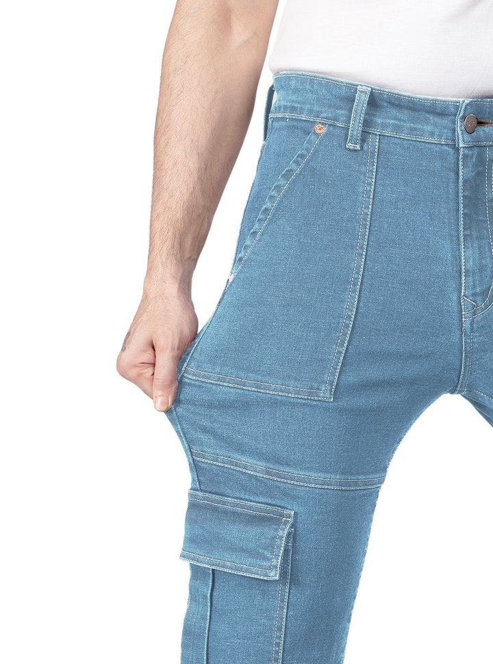 Custom Made Glacier Blue Men's Neo Cargo 