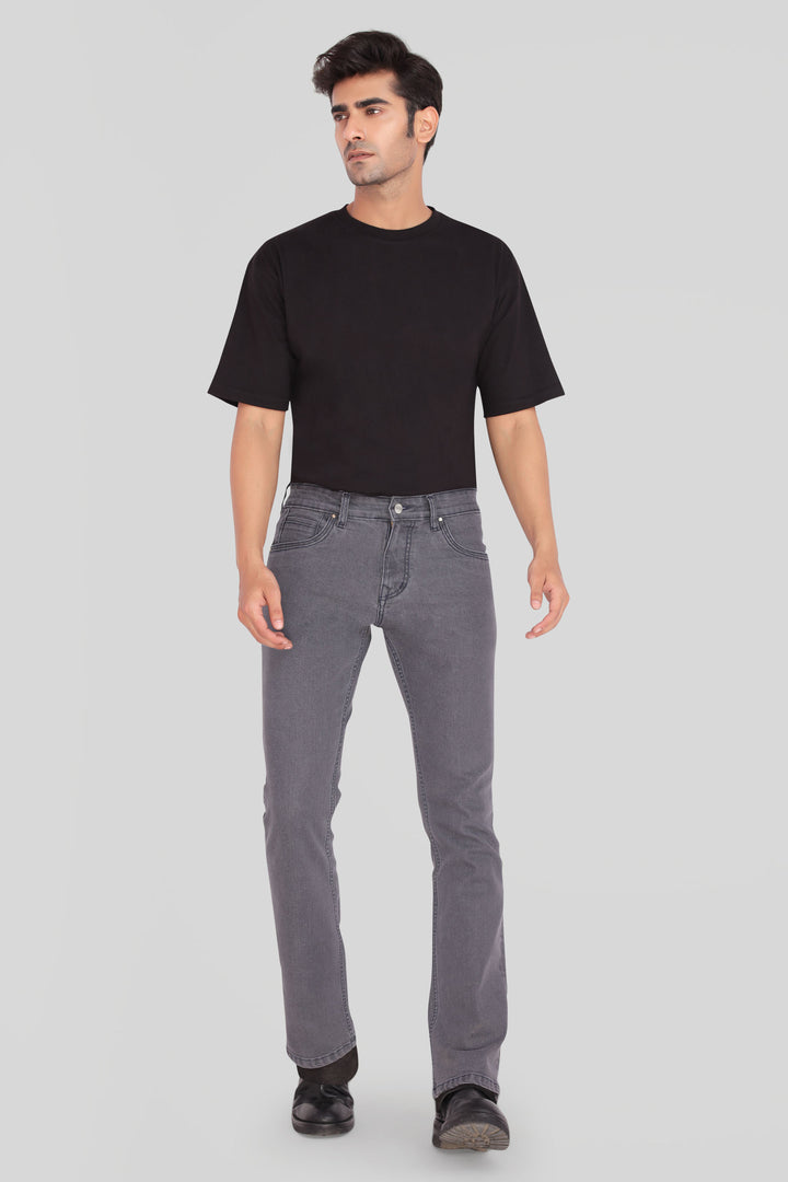 Custom Charcoal boot cut Jeans
