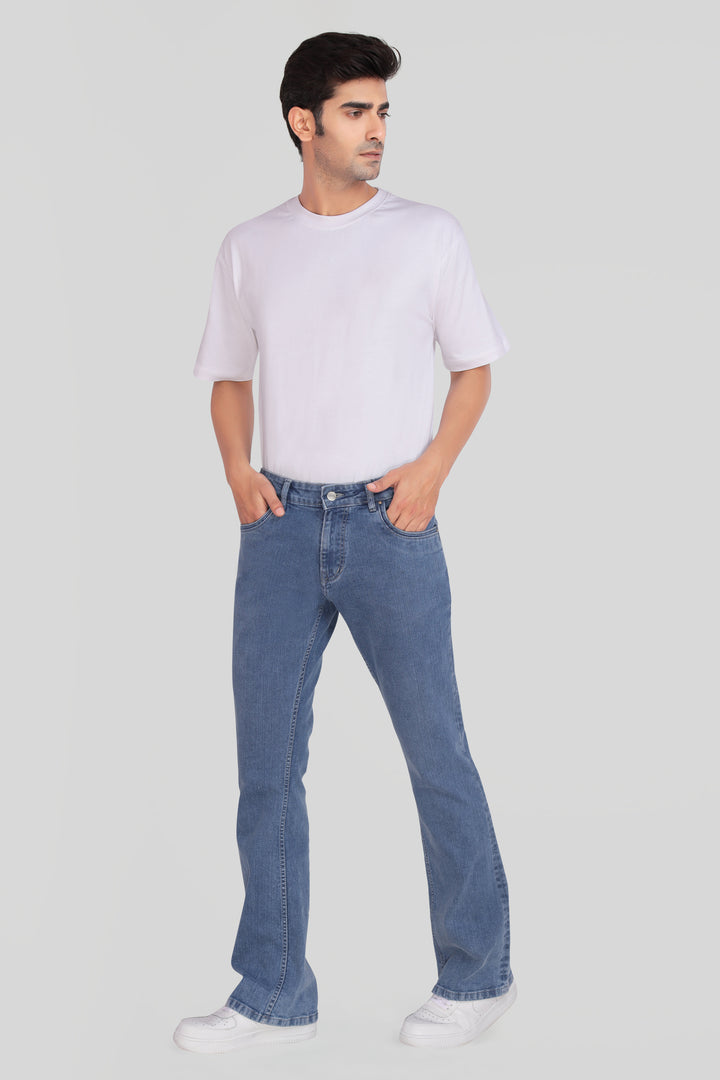 Custom made Mid Blue  Bootcut Jeans