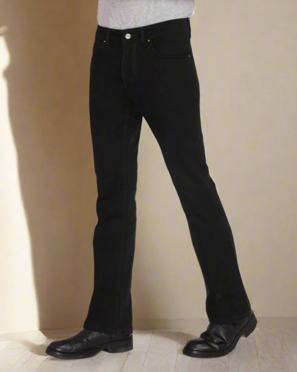 Pure Black Denim Bootcut