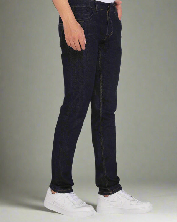 Custom made Raw Indigo Straight Fit Jeans Pants for Men