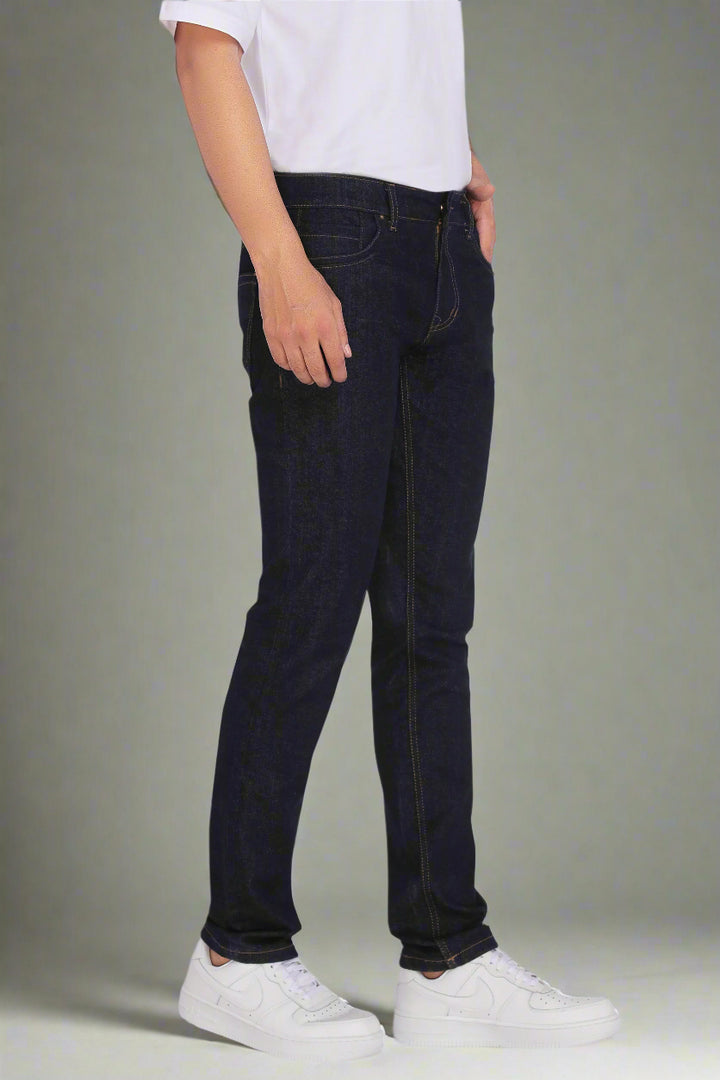 Custom made Raw Indigo Straight Fit Jeans Pants for Men