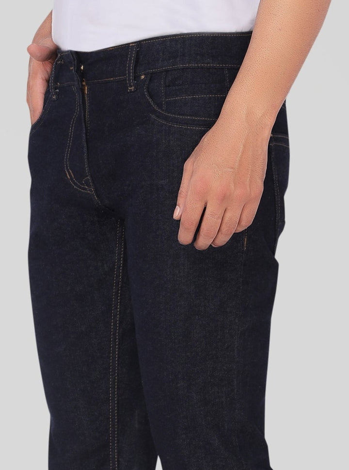 Custom Made Raw Indigo Men's Skinny Fit Jeans Pants