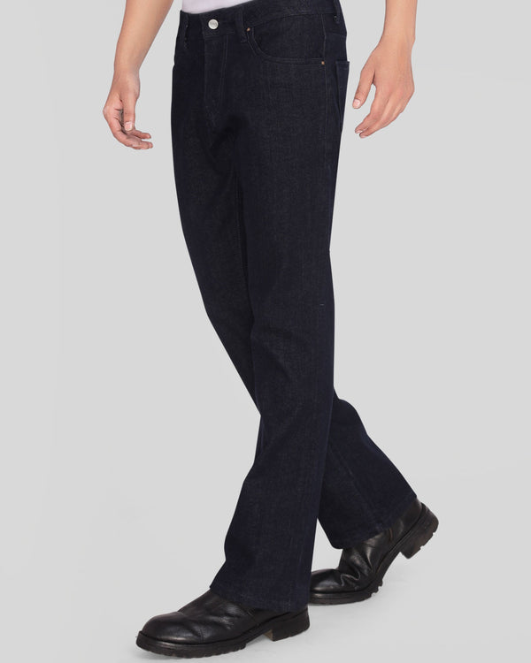 Raw Indigo Denim Bootcut