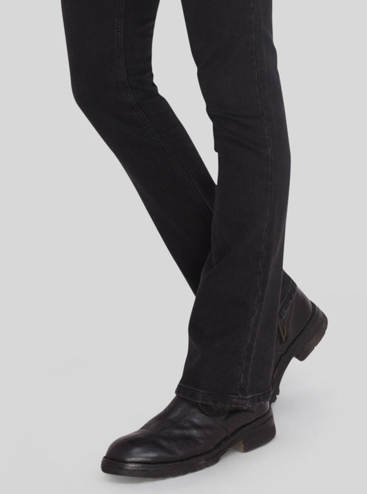 Custom made Carbon Black Mens Bootcut Jeans