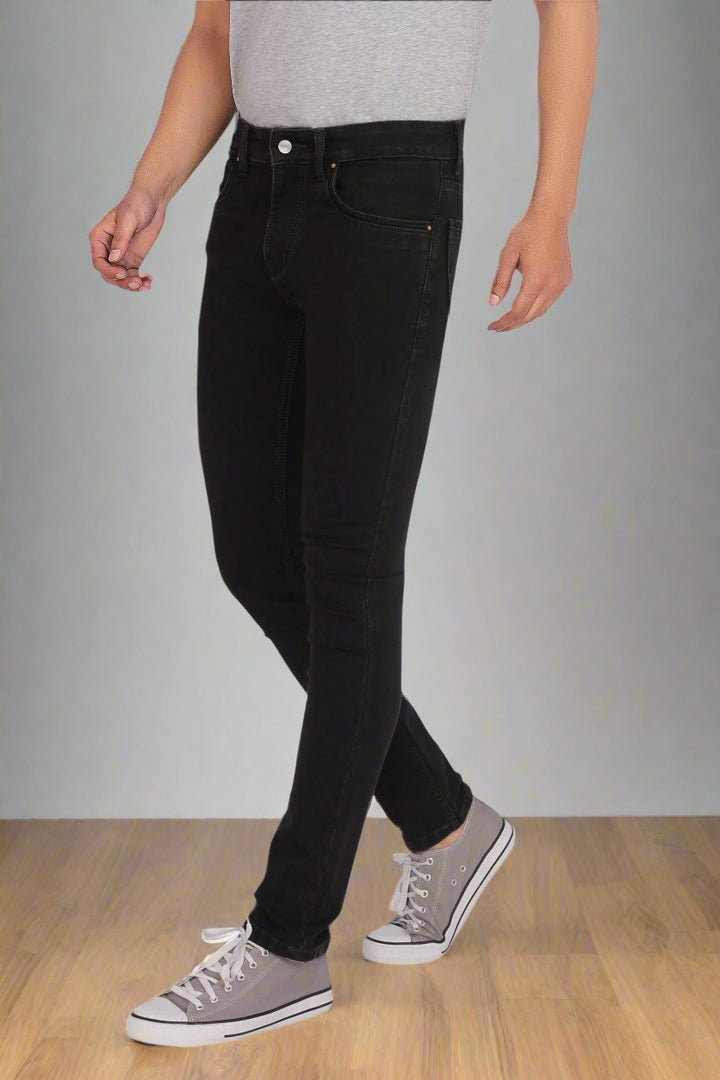 Custom Carbon Black Women's Straight Fit Jeans