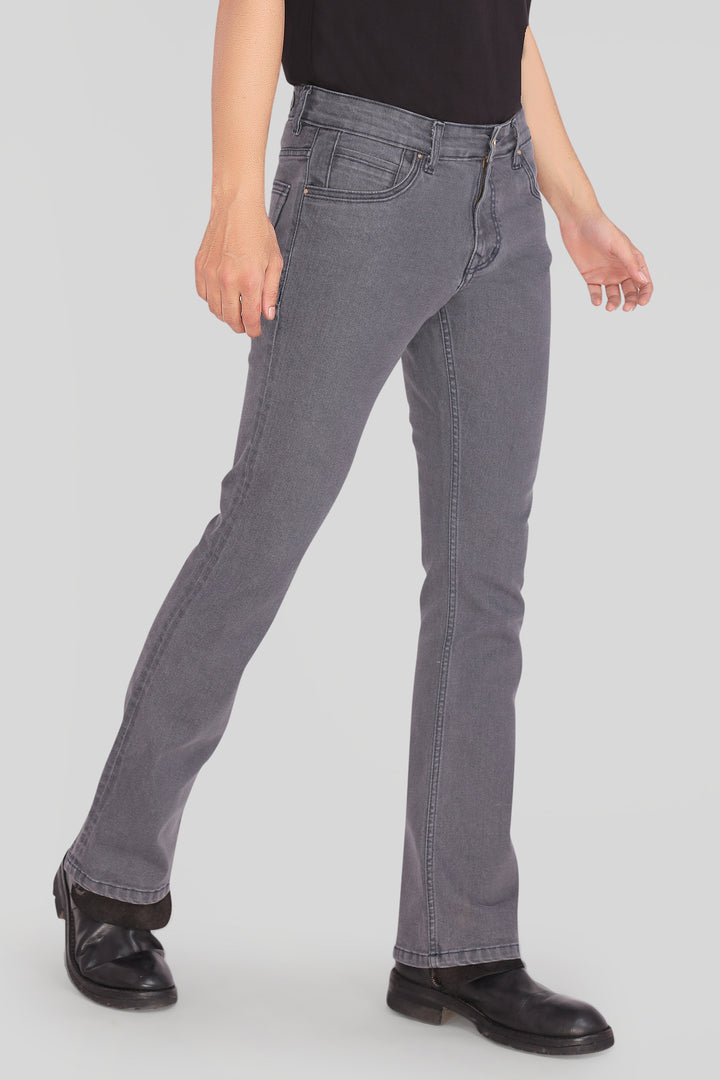 Custom Charcoal boot cut Jeans