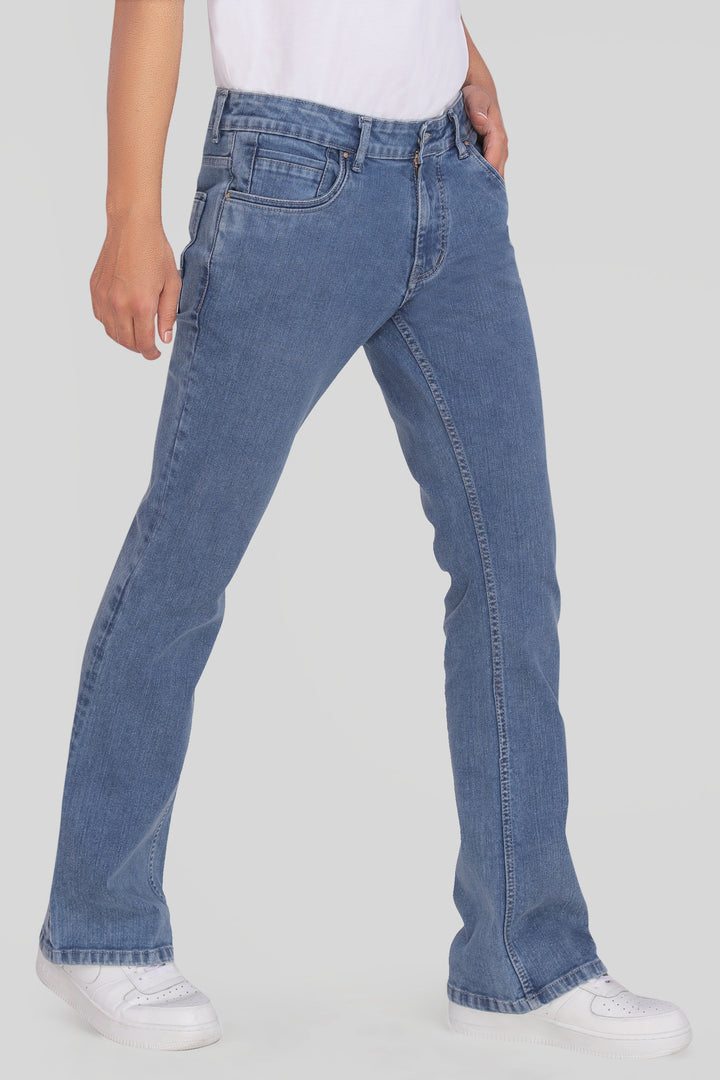 Custom made Mid Blue  Bootcut Jeans