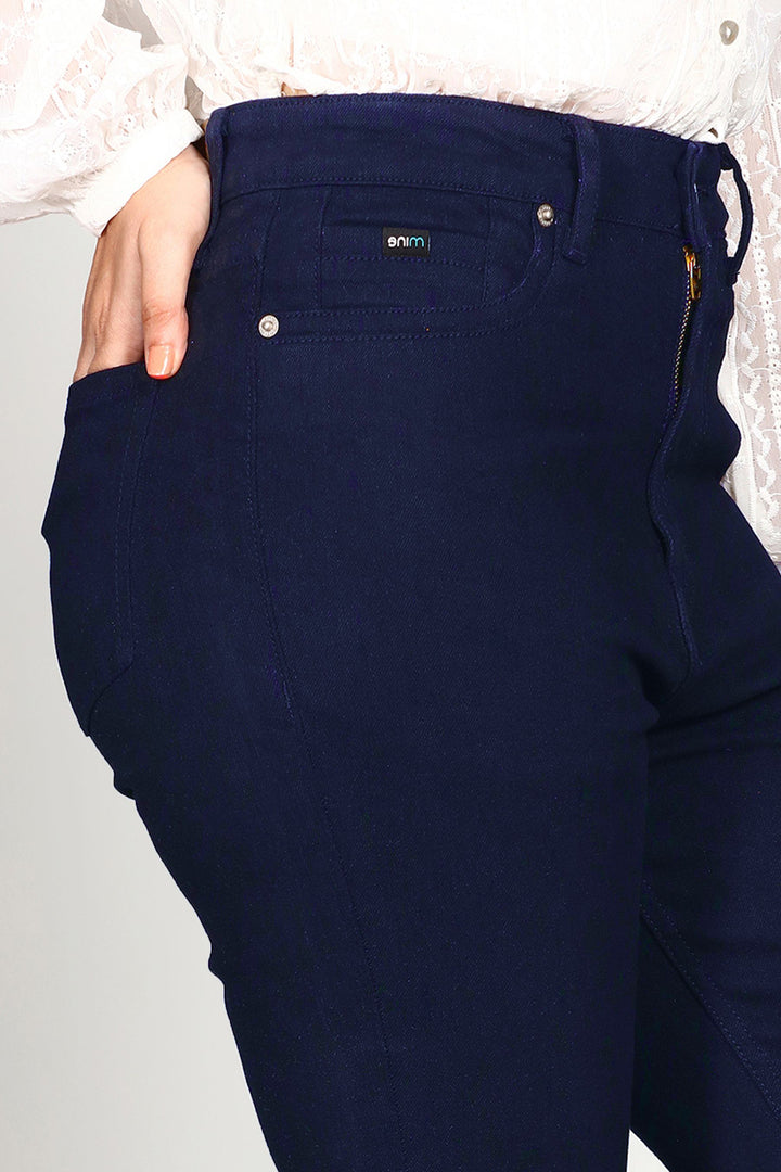 Custom Made Deep space blue  Women's Skinny Fit Jeans