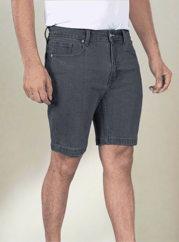 Custom Made Graphite Mens Denim Shorts 