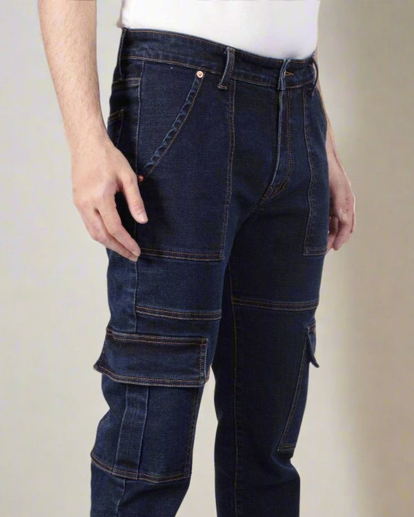 Deep Space Blue Denim Neo Cargo