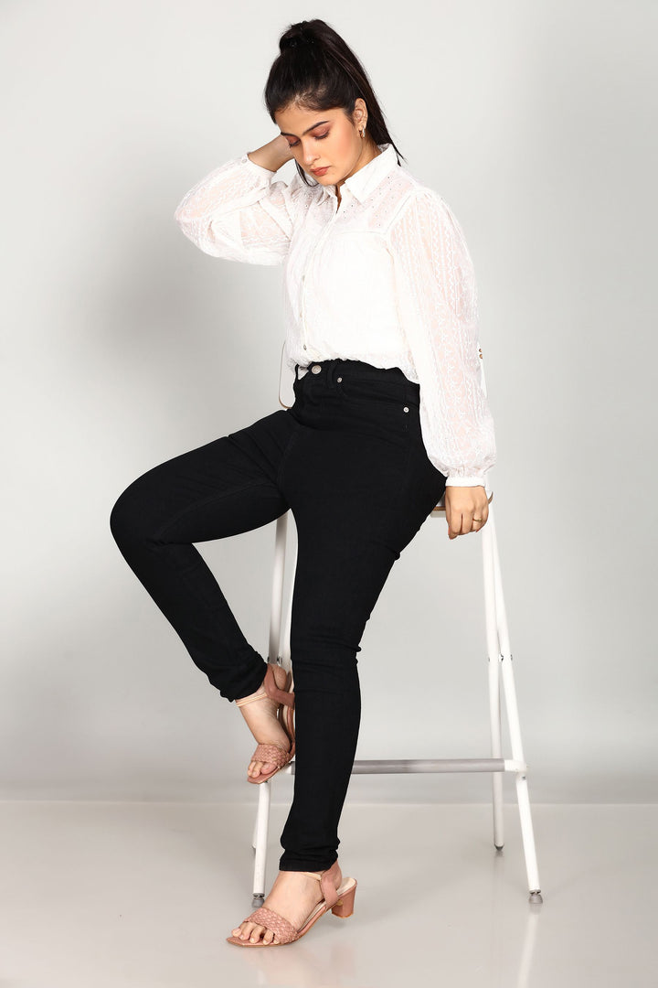 Custom Made Graphite Women's Skinny Fit Jeans