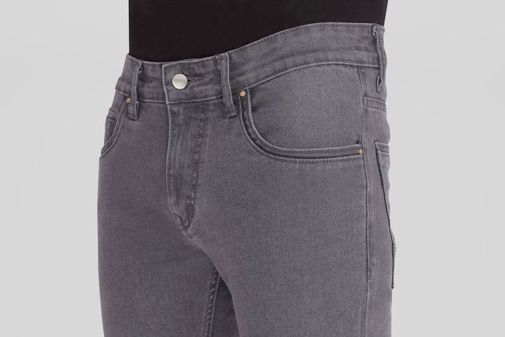 Custom Made Charcoal Men's Skinny Fit Jeans Pants