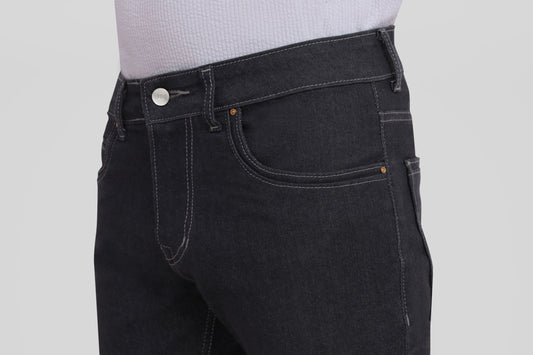 Custom made Graphite Straight Fit Jeans for Men