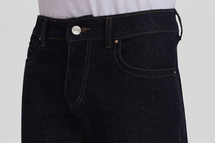 Custom Made Raw Indigo Men's Skinny Fit Jeans Pants