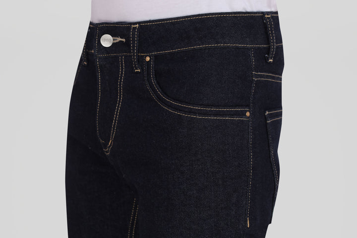 Custom made Raw Indigo Slim Fit Jeans Pants for Men