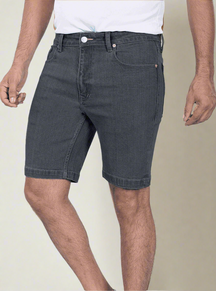 Custom Made Graphite Mens Denim Shorts 