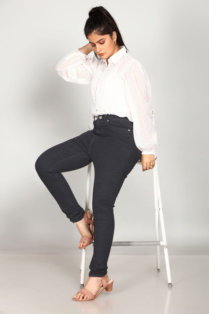 Custom Made Graphite Women's Skinny Fit Jeans