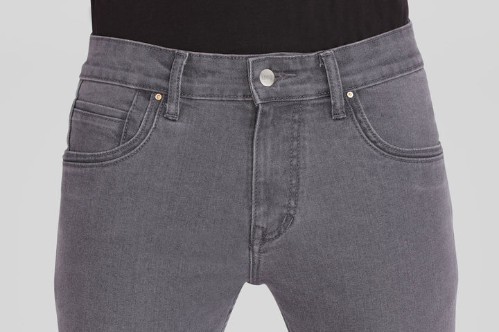 Custom Made Charcoal Men's Skinny Fit Jeans Pants
