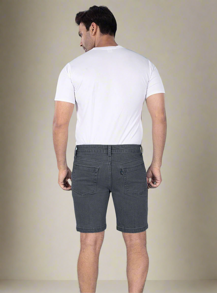 Custom Made Graphite Mens Denim Shorts 