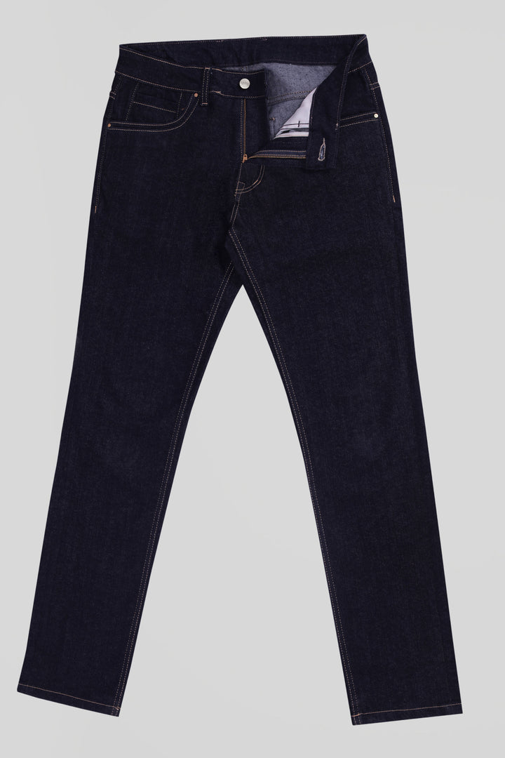 Custom Raw Indigo Women's Straight Fit Jeans