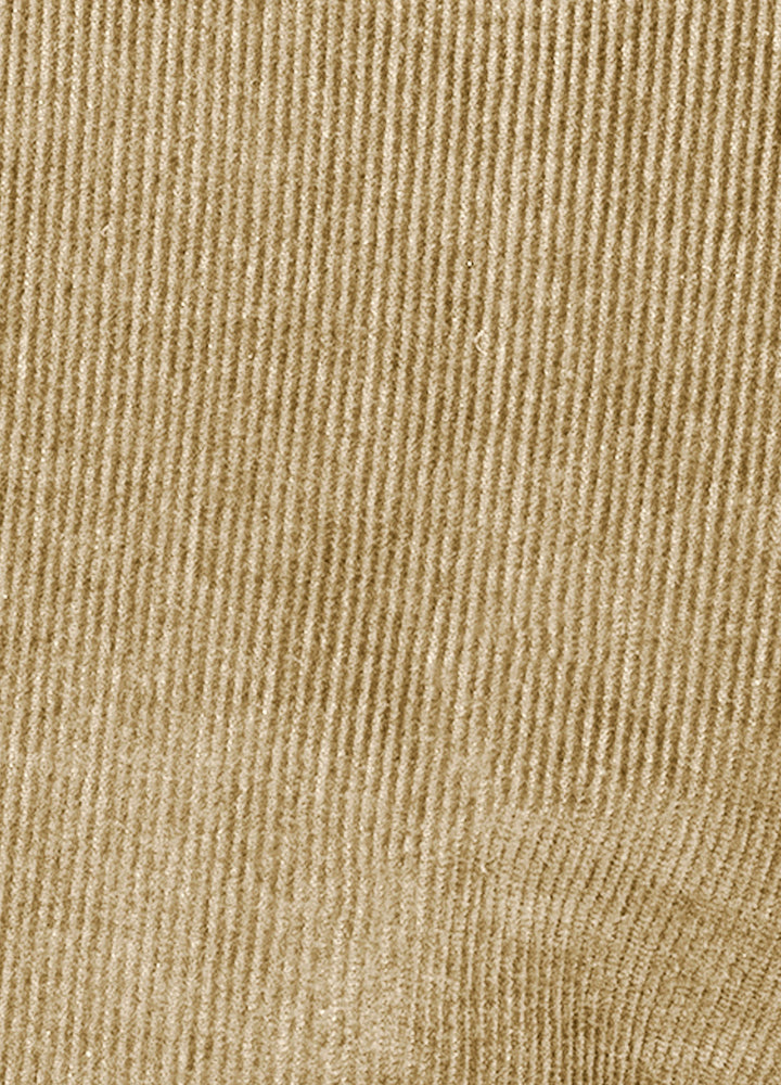Custom made Cream Classic Straight Fit Corduroy Cargo for Men