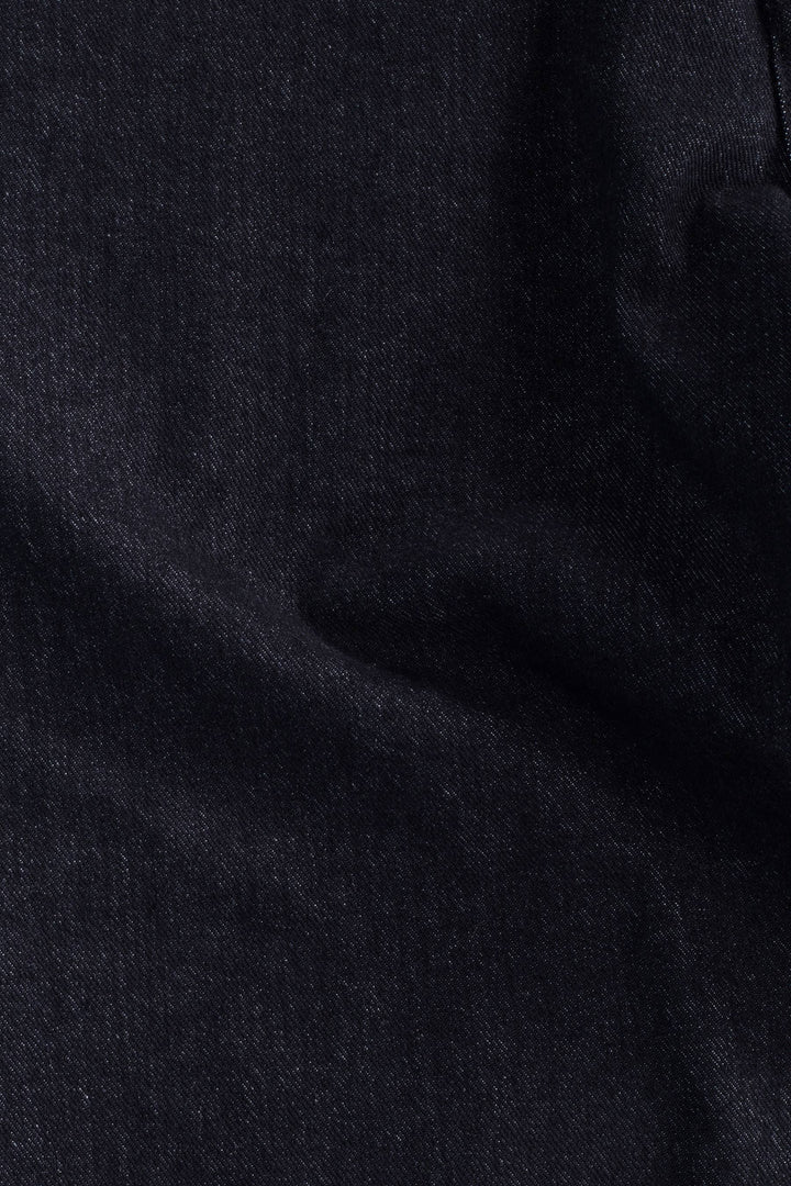 Custom made Carbon Black Straight Fit Jeans Pants for Men
