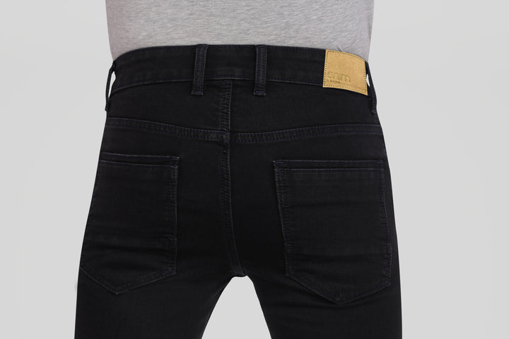 Custom Carbon Black Women's Straight Fit Jeans