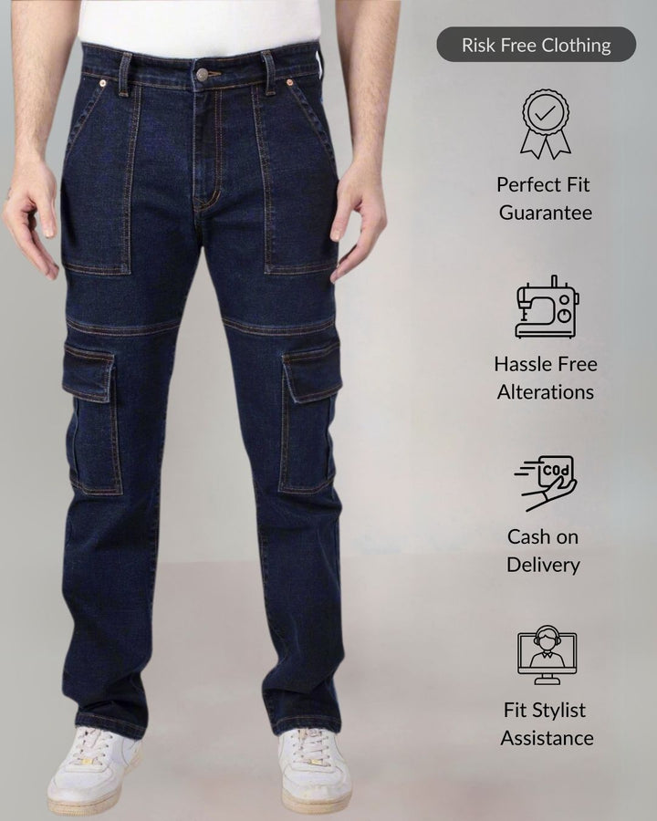 Custom Made Deep Space Blue Men's Neo Cargo 